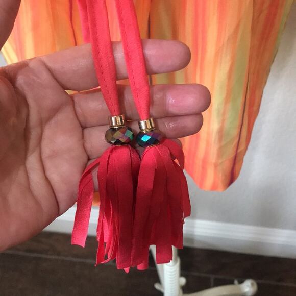 Dolcessa Swimwear Ombre Cover Up Bathing Suit Las Vegas NWT Beach Size Large - Picture 3 of 9